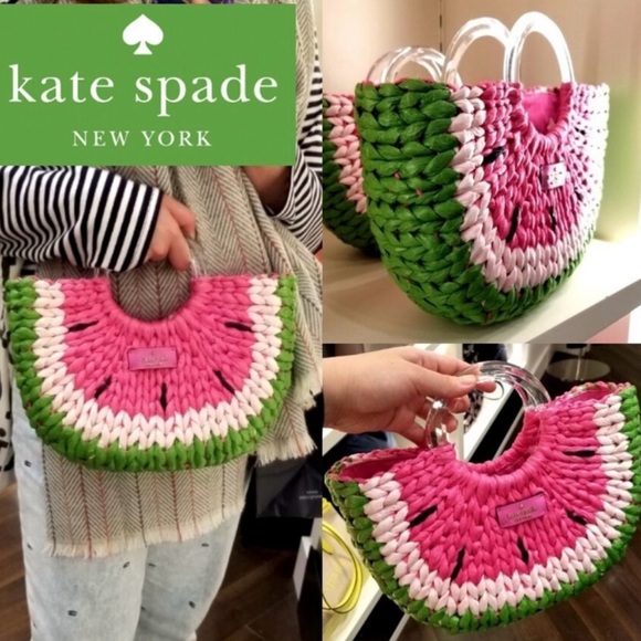 Kate Spade Watermelon Woven Bag - Picture 9 of 9